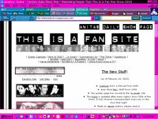 Reminding People That This is a Fan Site Since 2000