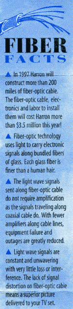 From the Harron Communicator: Fiber Optic Facts