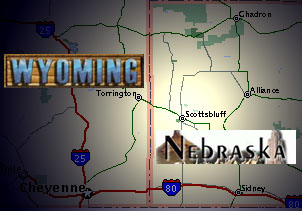 Nebraska Panhandle / Eastern Wyoming Image Map