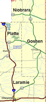 Wyoming Counties Image Map